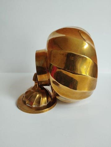 Soik na imbir herbat - Gemberpot - Messing - Bronzen vaas