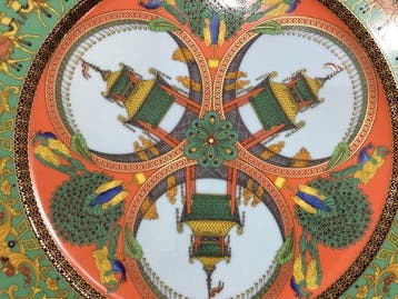 Rosenthal - Versace - Plat - Le voyage de Marco Polo -