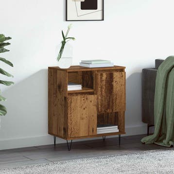 vidaXL Dressoir Oudhout 60 x 35 x 70 cm, Huis en Inrichting, Kasten | Dressoirs, Verzenden, Nieuw
