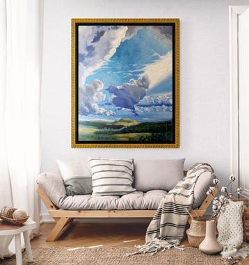 Pablo Soroya - Autumn Sky, Original Oil Painting, XXL size,