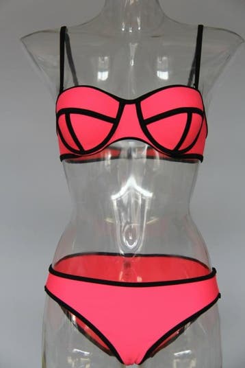 Beugel bikini Neopreen triangle M L XL *ZOMER 2024* DONKER R, Kleding | Dames, Verzenden, Nieuw