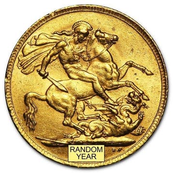 Royaume-Uni. British Gold Sovereign King George V Coin