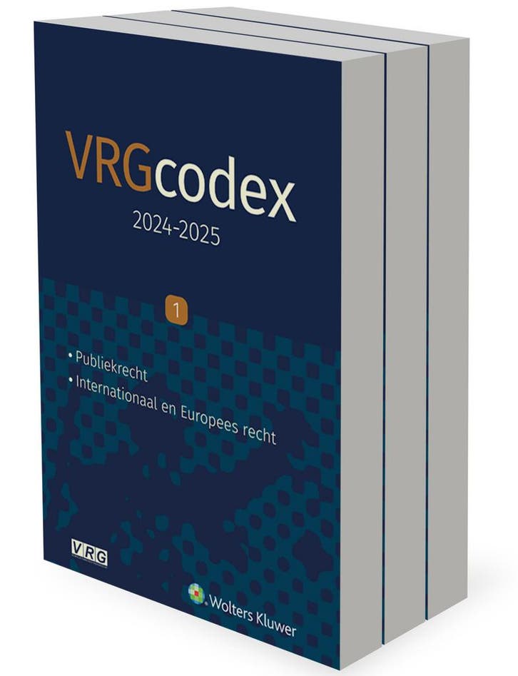 VRG-codex 2024-2025 9789403033488, Livres, Science, Envoi