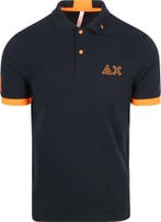 Sun68 Poloshirt Logo Fluo Navy maat Maat 48/50 (M) Heren, Nieuw, Sun68, Verzenden, Maat 48/50 (M)