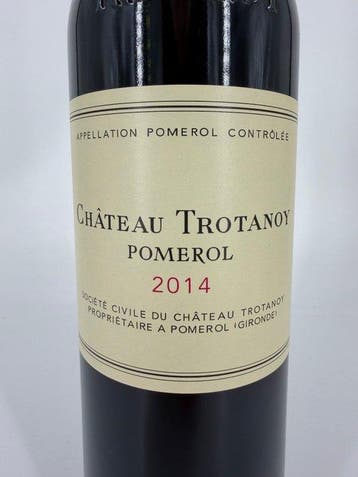 2014 Chateau Trotanoy - Bordeaux, Pomerol - 1 Fles (0,75, Nieuw