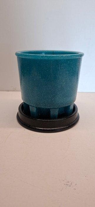 Glasfabriek Leerdam - A.D. Copier - Bloempot (2) - cactuspot, Antiek en Kunst, Antiek | Glaswerk en Kristal