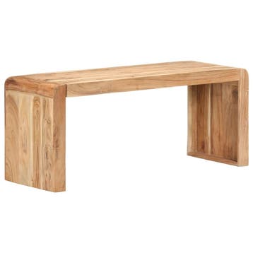 vidaXL Bankje 110x38x46 cm massief acaciahout, Huis en Inrichting, Verzenden, Nieuw
