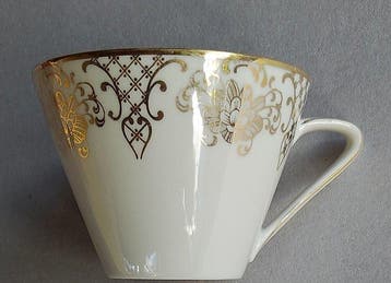 Mitterteich - Service à thé (15) - 83 - Porcelaine - bordure