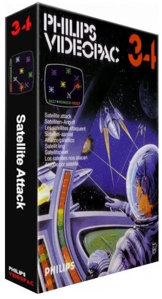 Philips Videopac 34 Satellite Attack, Computers en Software, Vintage Computers, Verzenden