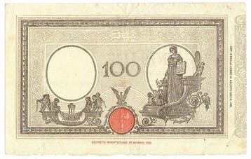 Italië. - 100 Lire - 1930 - BI 17L (Zonder minimumprijs)