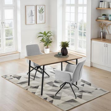 Eetkamertafel Swansea 120x75x76cm, Huis en Inrichting, Verzenden, Nieuw