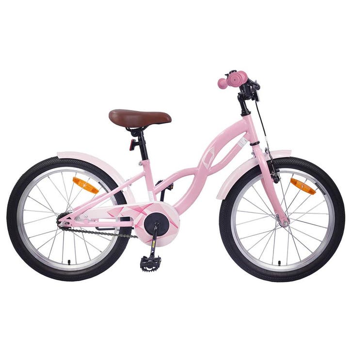 vidaXL Kinderfiets 18 Inch voor 5-7 jaar oud Licht Roze, Fietsen en Brommers, Fietsen | Racefietsen, Nieuw, Verzenden