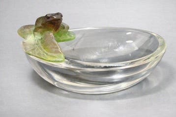 Daum - Figure - Grenouille - Pâte de verre, Antiquités & Art