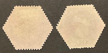 Belgique 1866/1871 - Timbre-télégramme - 10c Gris + 10c