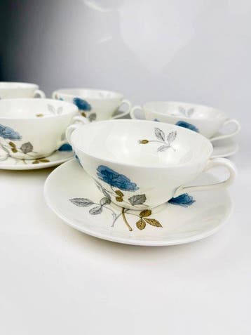 Wedgwood - Kom (12) - Been - Ice Rose / jaren 1960-1970, Antiek en Kunst