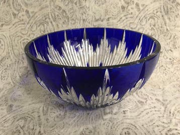 Boheems - Boheems - Schaal - Kristal - Sierschaal, Antiquités & Art