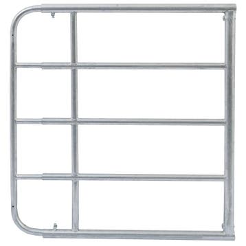 Portail de pâture réglable 1 à 1,70m galvanisé, 110 cm -, Neuf
