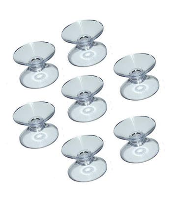 Set van 60 pvc zuignappen dubbel (30 mm), Verzenden, Nieuw