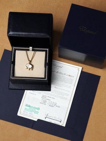 Chopard - Ketting met hanger - Happy Diamonds - 18 karaat