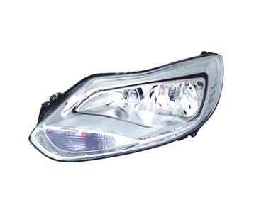 Phare Gauche Pour Ford Focus IV 11-14 Fond Chromé, Verzenden