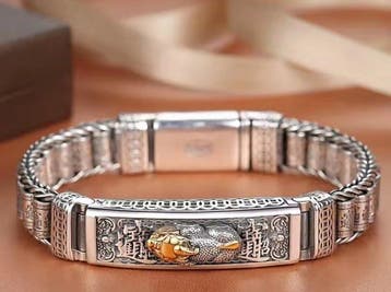 Zonder minimumprijs - Armband Zilver, Handtassen en Accessoires, Nieuw