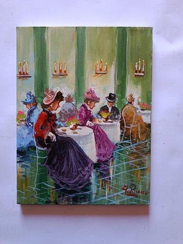 A. Pecorelli (XX) - Caffè a Paris