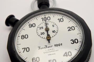 Hanhart - 1001 - 1 Jewel Shockproof - Rare Stopwatch -