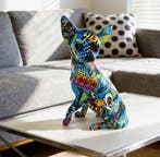Beeldje - Chihuahua Pop Art - Hars