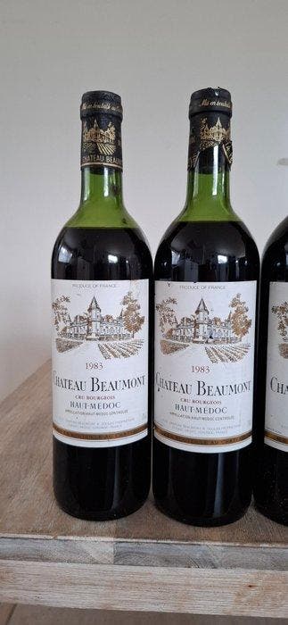 1983 x 3 Chateau Beaumont; & 1988 x 2 Chateau Latour St, Collections, Vins