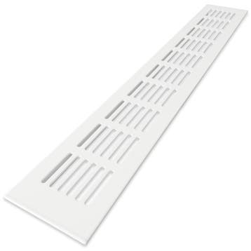 Ventilatiestrip aluminium LxH 400 x 60mm (G61-4006W), Verzenden