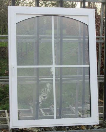 aluminium raam , chassis van 120 x 160  wit, 75 tot 150 cm, Raamkozijn, Ophalen of Verzenden, 150 tot 225 cm
