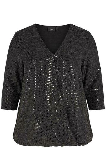 Tuniek NAOMI Zizzi glitter tricot maat l, Verzenden, Nieuw