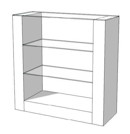 *TIP*  Glossy middenunit R-PR-006, Zakelijke goederen, Kantoor en Winkelinrichting | Winkel en Inventaris, Ophalen of Verzenden