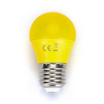 LED Lamp E27 4W | Geel - Exclusief stekker, Tuin en Terras, Verzenden, Nieuw, Overige materialen