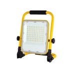 AANBIEDING LED Accu Bouwlamp Floodlight 50 Watt Daglicht wit, Doe-het-zelf en Bouw, Verzenden, Nieuw, 50 tot 200 watt, Lamp met armatuur