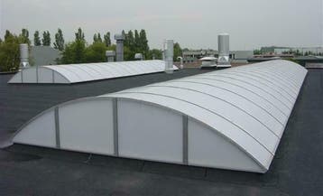 Zonwerend raamfolie dakkoepel, lichtstraat, polycarbonaat, Ophalen, Nieuw