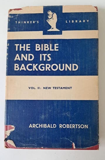 Archibald Robertson  - The Bible and Its Background Vol II:, Livres, Verzenden