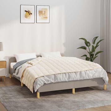 vidaXL Verzwaringsdeken 138x200 cm 6 kg stof, Verzenden, Nieuw
