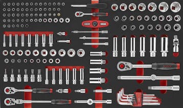 Foam Doppen combinatieset 162 delig, Verzenden, Nieuw