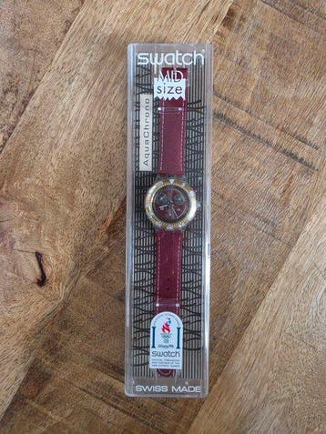 Swatch Midi Aqua Chrono - Red Sun - SEK105 - Jeux