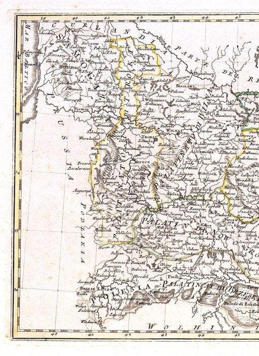 Litouwen; Pazzini Carli - Il Granducato di Lituania -, Boeken, Atlassen en Landkaarten