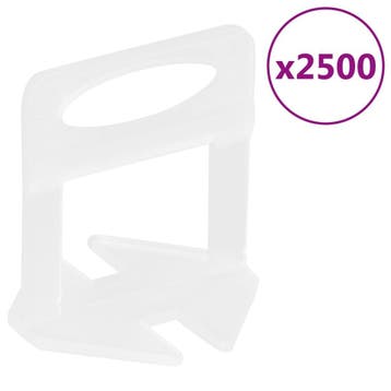 Nivelleerklemmen 2500st 1mm | Tweede Kansje | OP = OP, Verzenden, Zo goed als nieuw