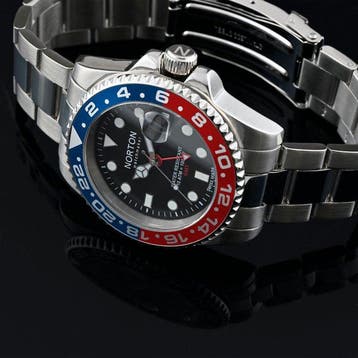 Norton - Pantheon GMT - Swiss Made - Automatico Sellita, Nieuw