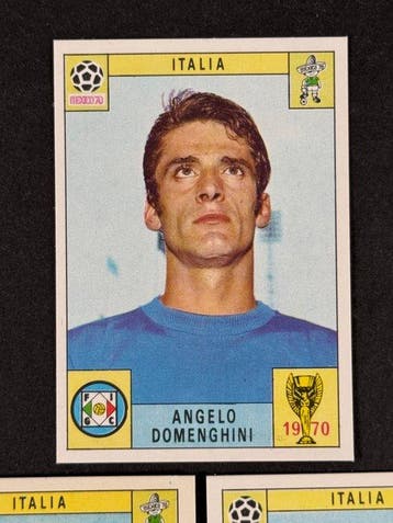 1970 Panini Mexico 70 World Cup, - Italy: Domenghini, De, Nieuw