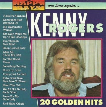 Kenny Rogers - 20 Golden Hits (CD), Verzenden, Zo goed als nieuw