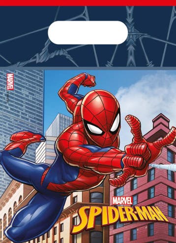 Spiderman Uitdeelzakjes 6st, Hobby en Vrije tijd, Verzenden, Nieuw