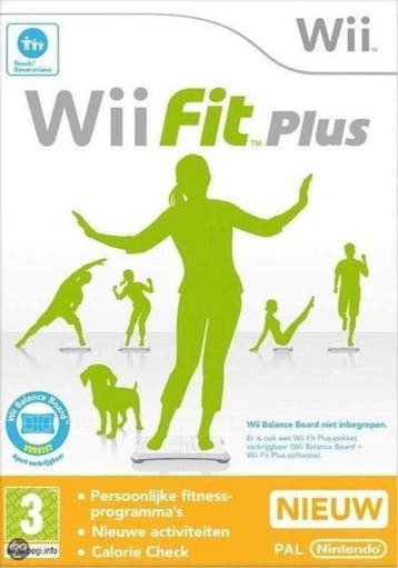Wii Fit Plus (Wii Games), Games en Spelcomputers, Games | Nintendo Wii, Ophalen of Verzenden, Zo goed als nieuw