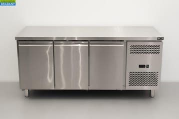 Banc de congélation en acier inoxydable 3 portes 1/1, Verzenden