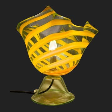 Tafellamp - Muranoglas - Lampada Fazzoletto 1970