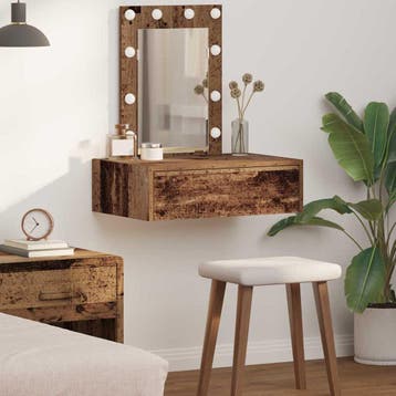 vidaXL Kaptafel Bruin 60 x 40 x 70 cm Bewerkt hout, Verzenden